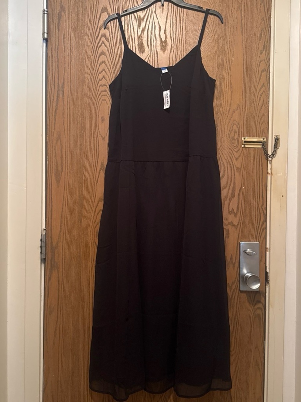 Old Navy Black Maxi Dress Size: L